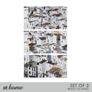 Set of 3 Santorini Canvas Wall Art