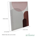 Set of 2 Brown Loops Canvas Wall Art