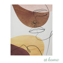 Set of 2 Brown Loops Canvas Wall Art