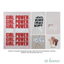 Set of 5 Girl Power Canvas Frame Set