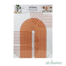 Set of 5 Brown Abstract Canvas Frame Set