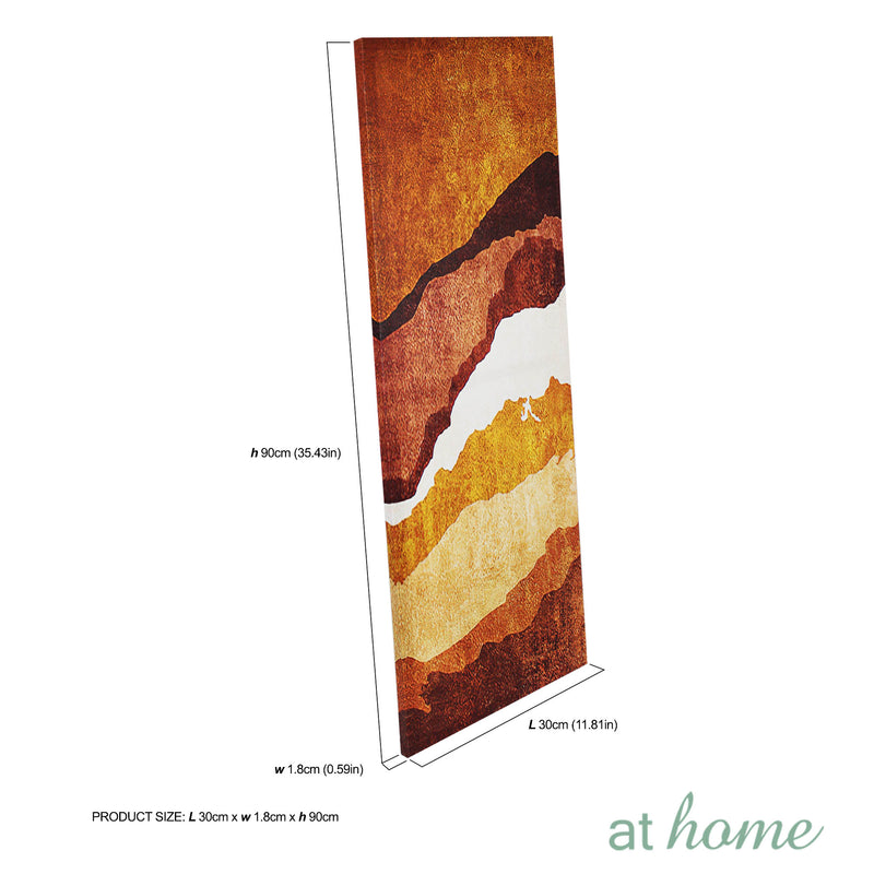 Set of 3 Sunshine Peaks Canvas Wall Art