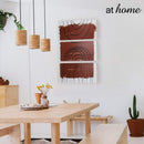 Set of 3 Caramel Abstract Canvas Wall Art