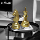 Deluxe Ceramic Chess Piece Tabletop Decor