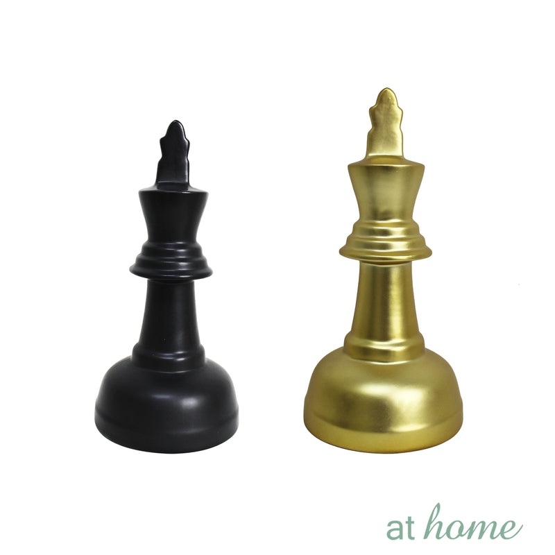 Deluxe Ceramic Chess Piece Tabletop Decor