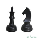 Deluxe Ceramic Chess Piece Tabletop Decor