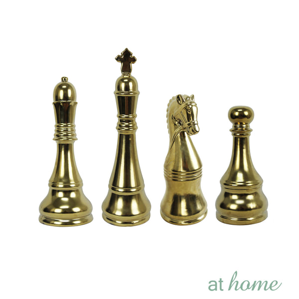 Farrah Chess Ceramic Tabletop Decor — Deluxe Pieces