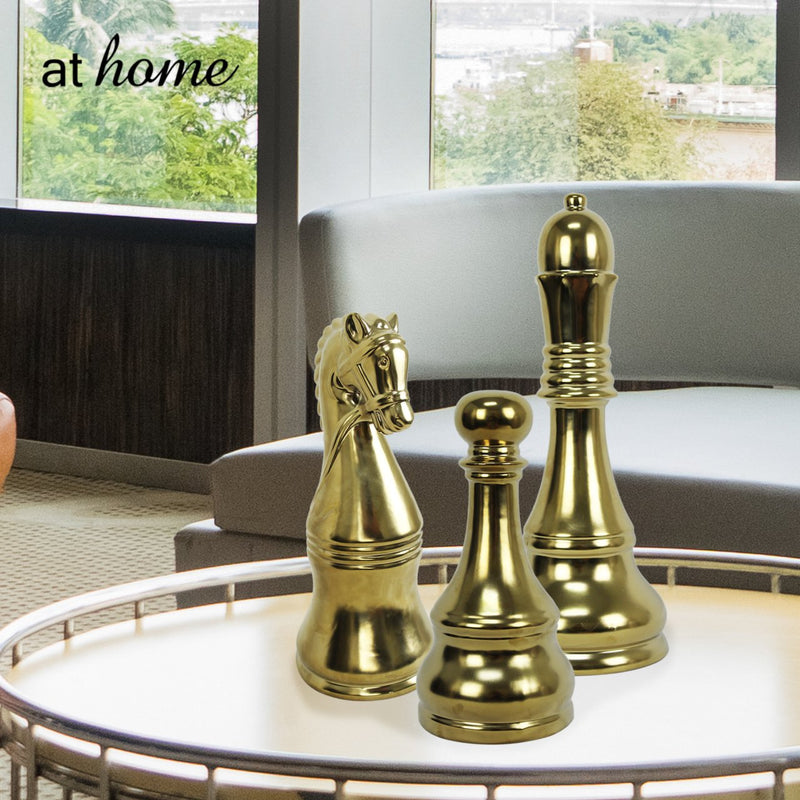 Farrah Chess Ceramic Tabletop Decor — Deluxe Pieces