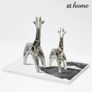 Deluxe Taylor Giraffe & Elephant Ceramic Tabletop Decor