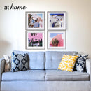White & Pink Hues Landscape Wall Frame - Sunstreet