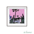 White & Pink Hues Landscape Wall Frame - Sunstreet