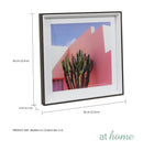 White & Pink Hues Landscape Wall Frame - Sunstreet