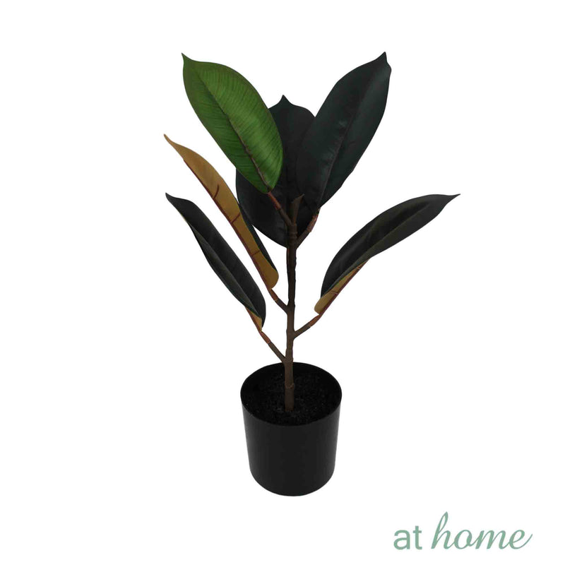 Ceris Artificial Rubber Tree Potted Plant