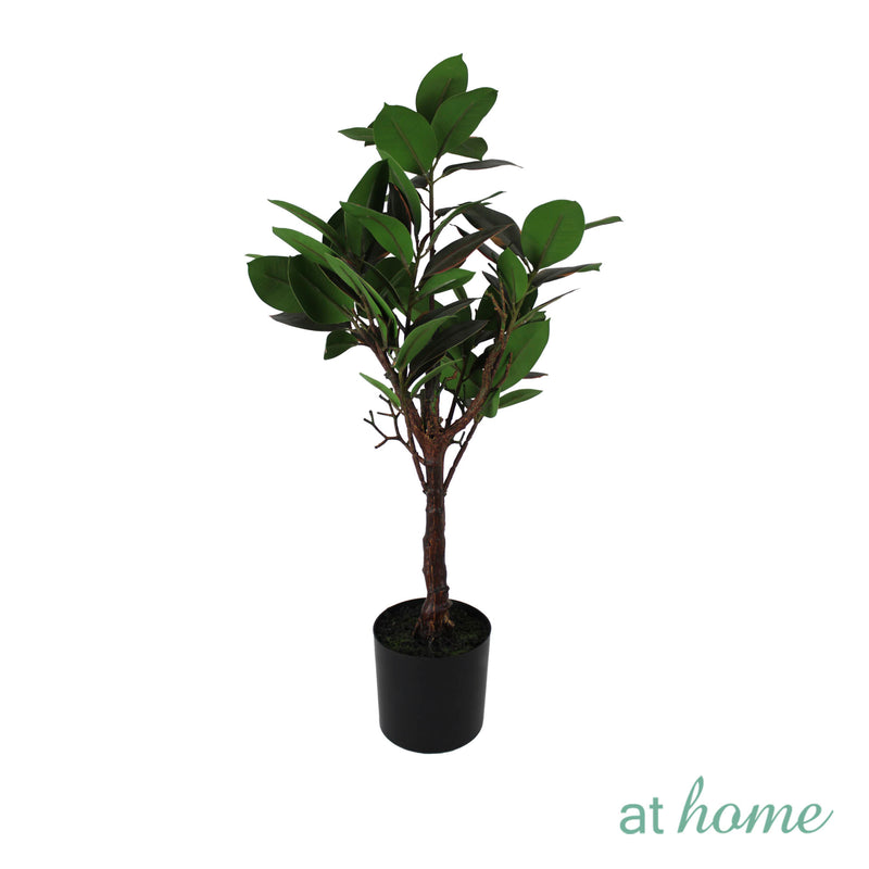 Chad Artificial Rubber Tree Potted Plant
