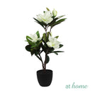 Artificial Magnolia Flower Potted Plant