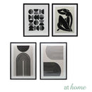 Monochromatic Abstract Wall Frame - Sunstreet