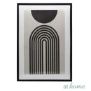 Monochromatic Abstract Wall Frame