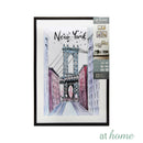 Colorful Paris & New York Wall Frame - Sunstreet