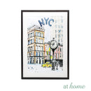 Colorful Paris & New York Wall Frame - Sunstreet
