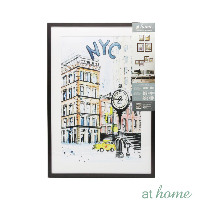 Colorful Paris & New York Wall Frame - Sunstreet