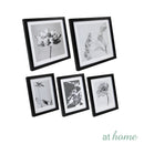 Flower Portrait Wall Frame Set of 5