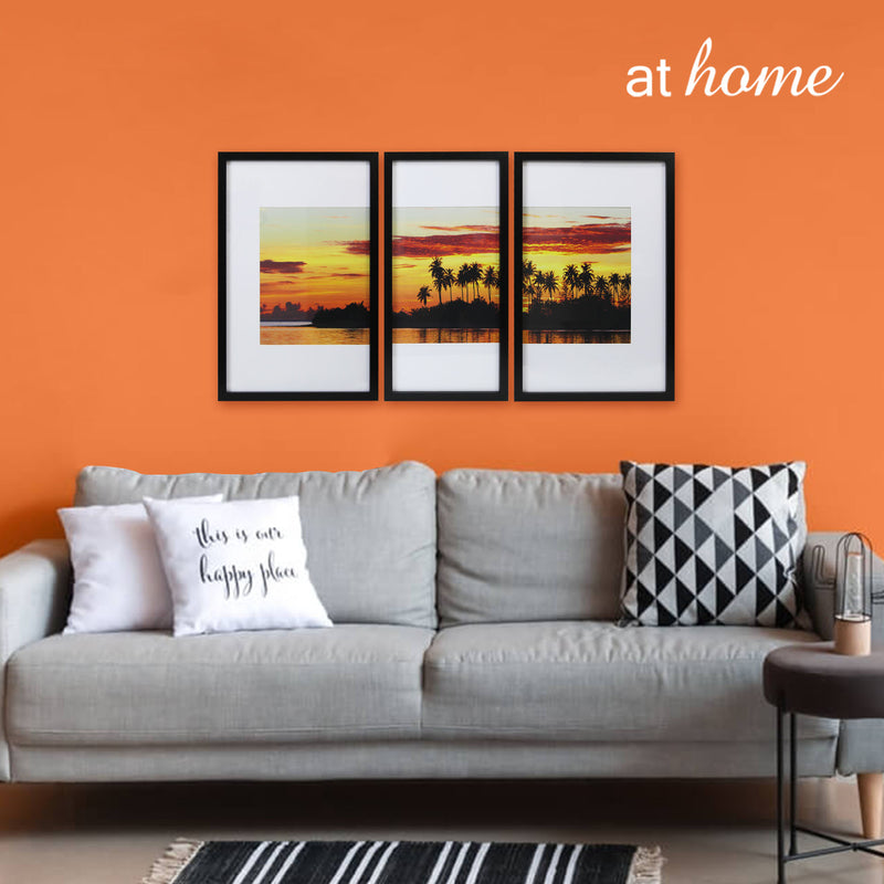 Tropical Sunset Wall Frame