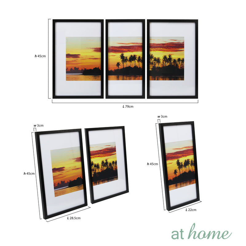 Tropical Sunset Wall Frame