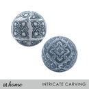 Ceramic Spheres Abstract Flower Decor Ball