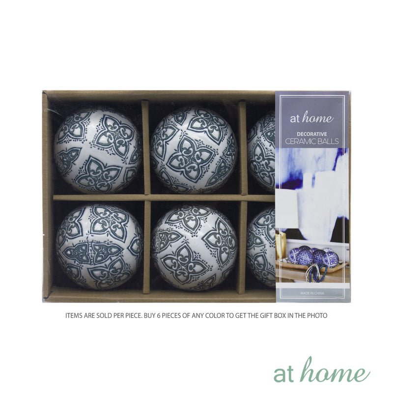 Ceramic Spheres Abstract Flower Decor Ball - Sunstreet
