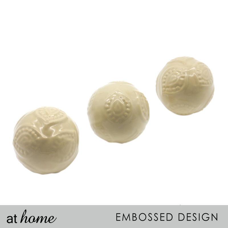 Ceramic Sphere Eye Design Decor Ball