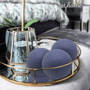 Ceramic Sphere Dotted Design Decor Ball