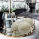 Ceramic Sphere Dotted Design Decor Ball