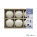 Ceramic Sphere Dotted Design Decor Ball