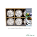 Ceramic Sphere Floral Design Decor Ball - Sunstreet