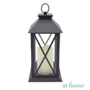 Lantern Cross Design with Flameless LED Candle - Sunstreet