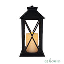 Lantern Cross Design with Flameless LED Candle - Sunstreet