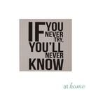 Motivational Wood Block Statements Tabletop Decor