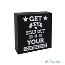 Motivational Wood Block Statements Tabletop Decor