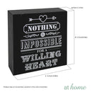 [SALE] Good Vibes Wood Block Statements Tabletop Decor