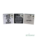 [SALE] Good Vibes Wood Block Statements Tabletop Decor