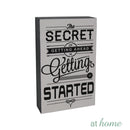 [SALE] Quotes Wood Block Tabletop Decor