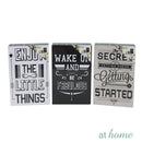 [SALE] Quotes Wood Block Tabletop Decor