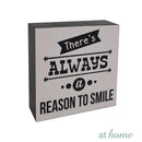 Stay Positive Wood Block Statements Tabletop