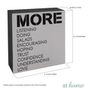 Follow Your Dreams Wood Block Statements Tabletop