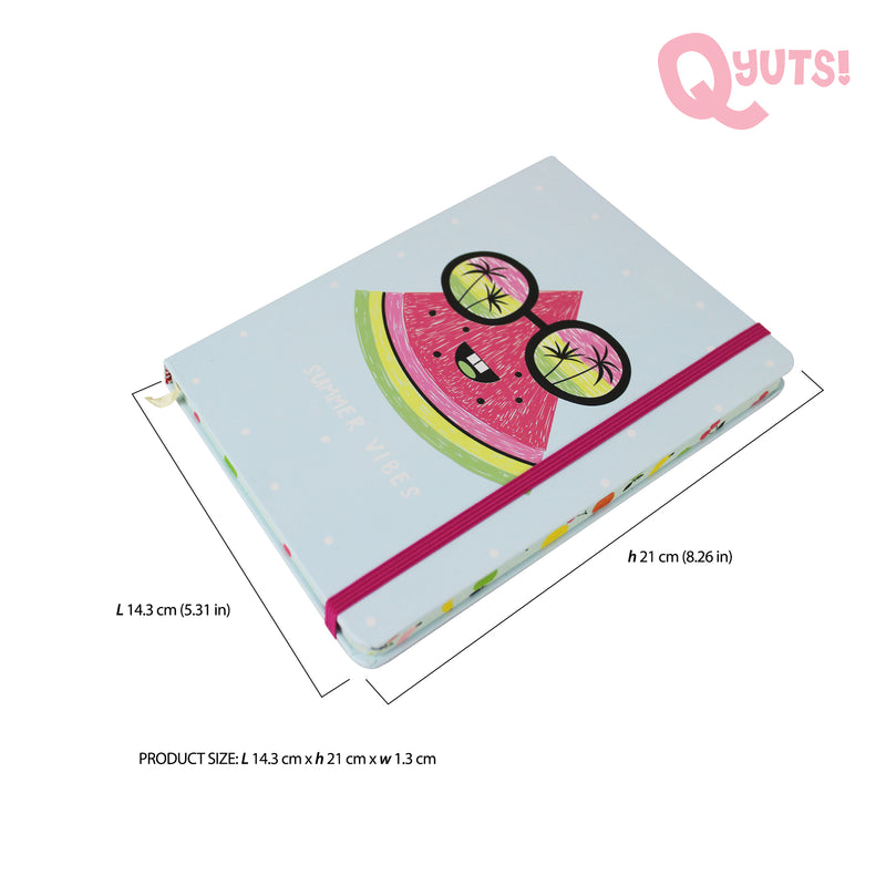 Fruits A5 Hardbound Notebook Journal [RANDOM DESIGN]