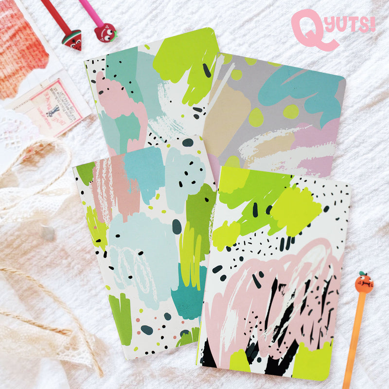Pastel Abstract Vibe A5 Softbound Notebook Journal [RANDOM DESIGN]