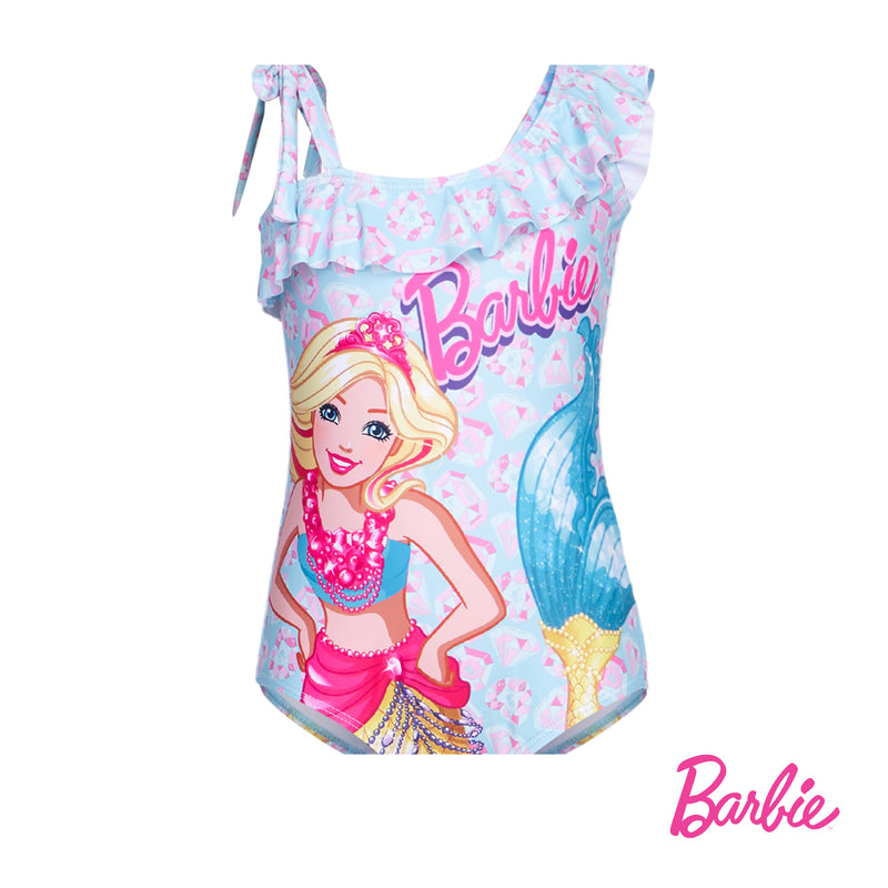 Barbie Ruffled One Piece Swimsuit