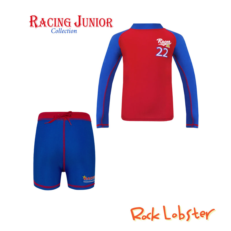 Boys Racing Junior Swim Trunks - Sunstreet