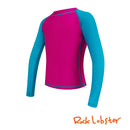 Girls Pink Long Sleeved Rashguard - Sunstreet