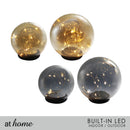 Wilbert Round LED Glass With Fairy Lights Tabletop Decor